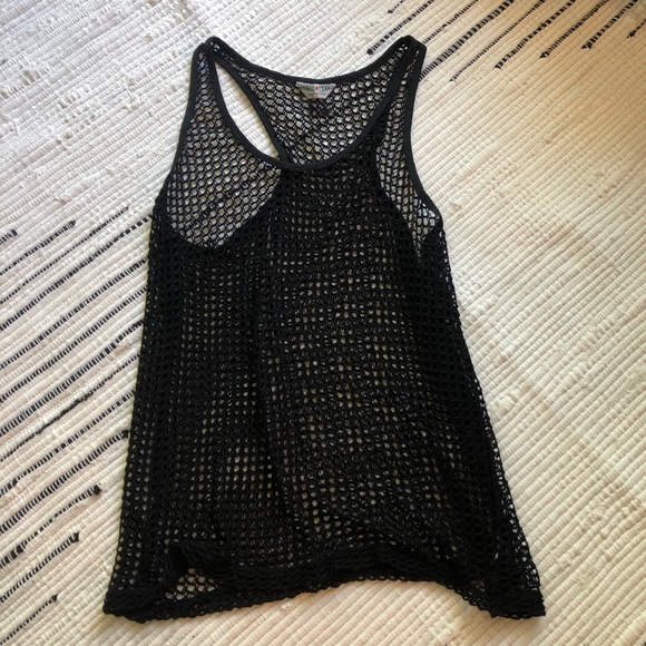 Hard Tail Tops - Black mesh tank top Hard Tail Tops - Black mesh tank top